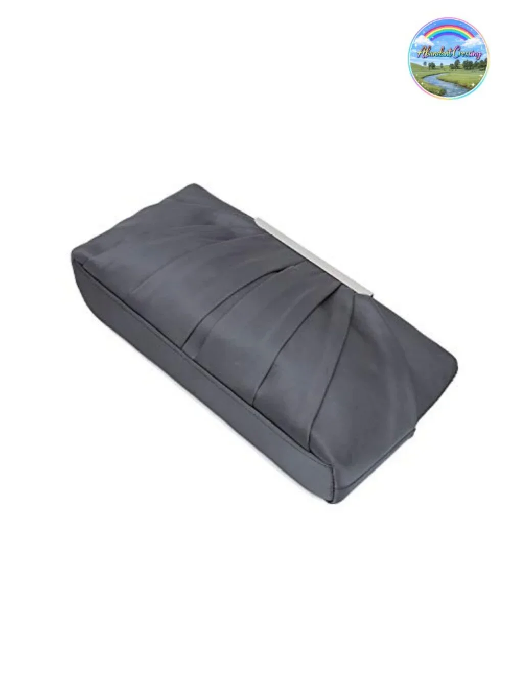 Pleated Satin Clutch Evening Bag with Chain - Formal Wedding Prom Purse